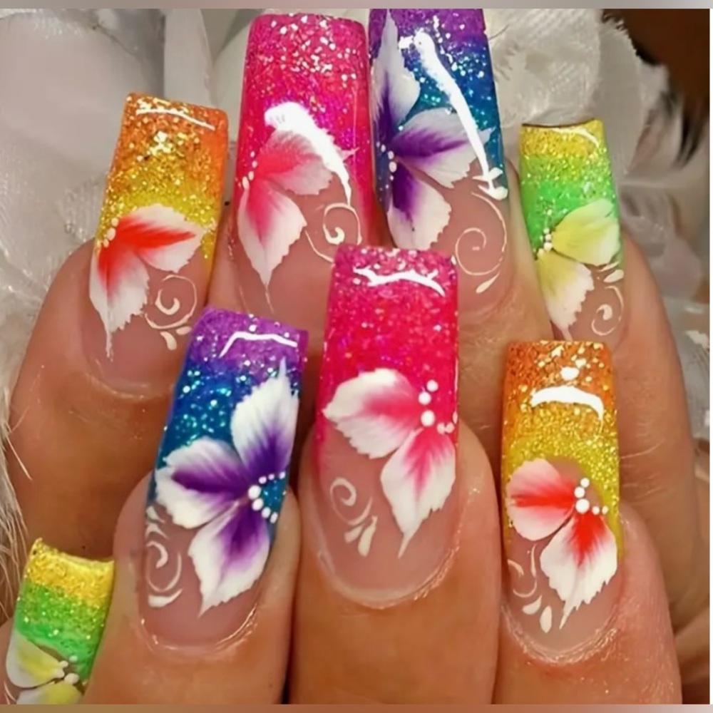Mid-length Ballerina Shape Press On Nails (COPY)